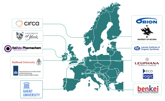 Geographic overview of consortium partners